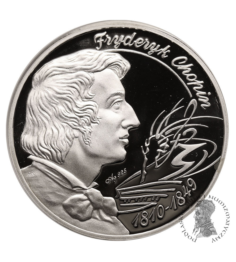 Polska. Srebrny medal, Fryderyk Chopin - Wielcy Polacy