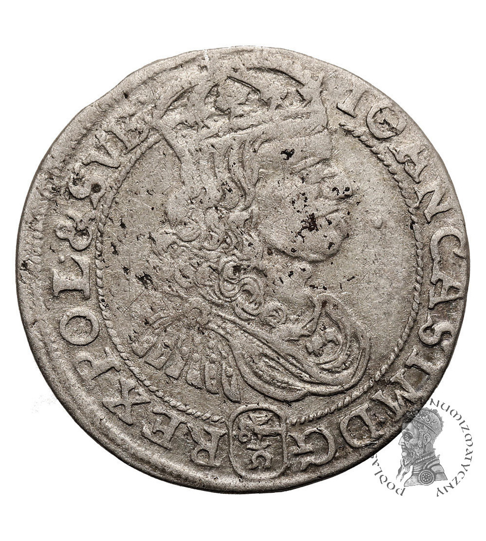 Poland, Jan Kazimierz 1648-1668. Szostak (6 Groschen) 1667 TLB, Bydgoszcz (Bromberg) mint