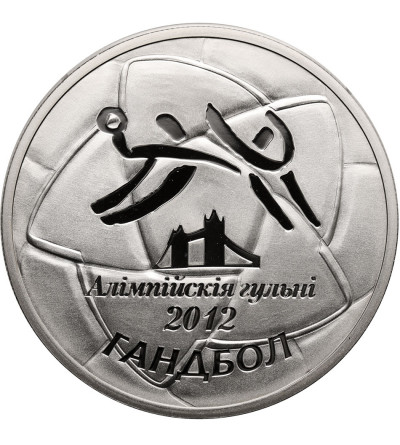 Białoruś. 20 rubli 2009, Igrzyska Olimpijskie Londyn 2012 - Piłka Ręczna, Proof