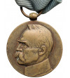 Polska, II RP. Medal 1918-1928, Dziesięciolecie Odzyskania Niepodległości, Józef Piłsudski