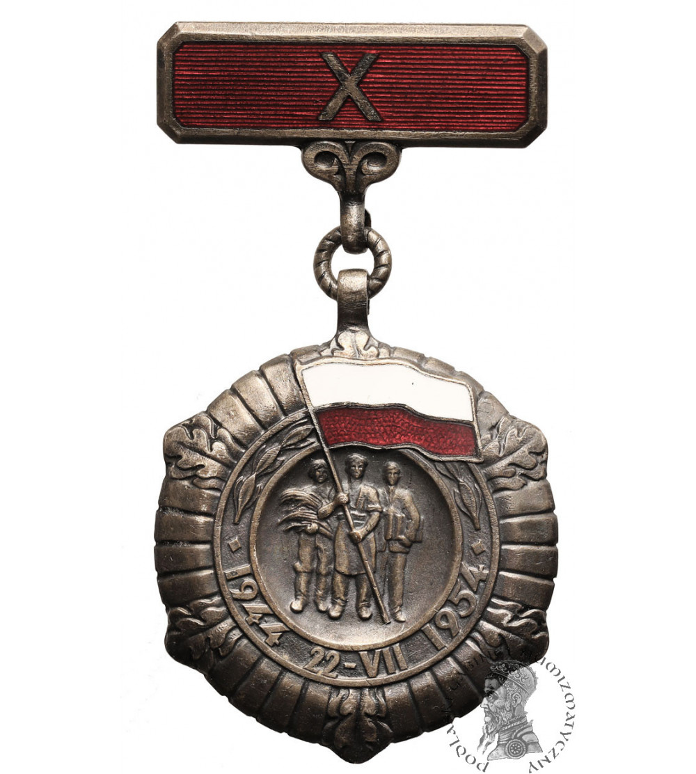 Poland. Medal of the 10th anniversary of People's Poland, 1955
