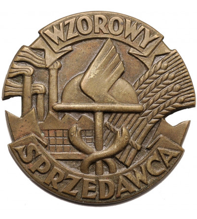 Polska, PRL (1952-1989). Odznaka "Wzorowy Sprzedawca"