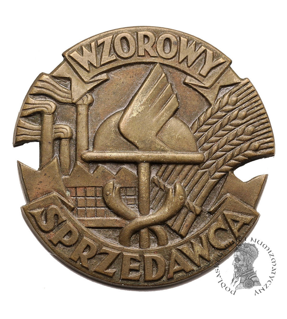 Polska, PRL (1952-1989). Odznaka "Wzorowy Sprzedawca"