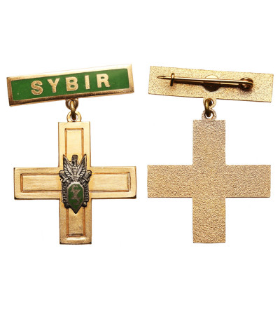 Poland, Third Republic. Set of the Cross of the Deportees of Siberia and the Badge of the Sybiraks' Association