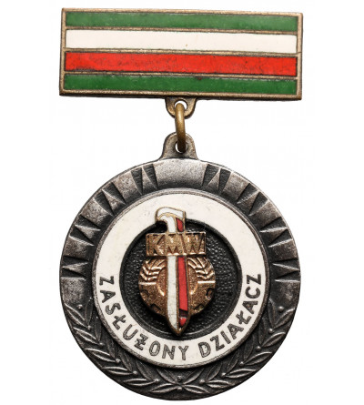 Poland, PRL (1952-1989). Badge of Merited Activist of KMW Warsaw