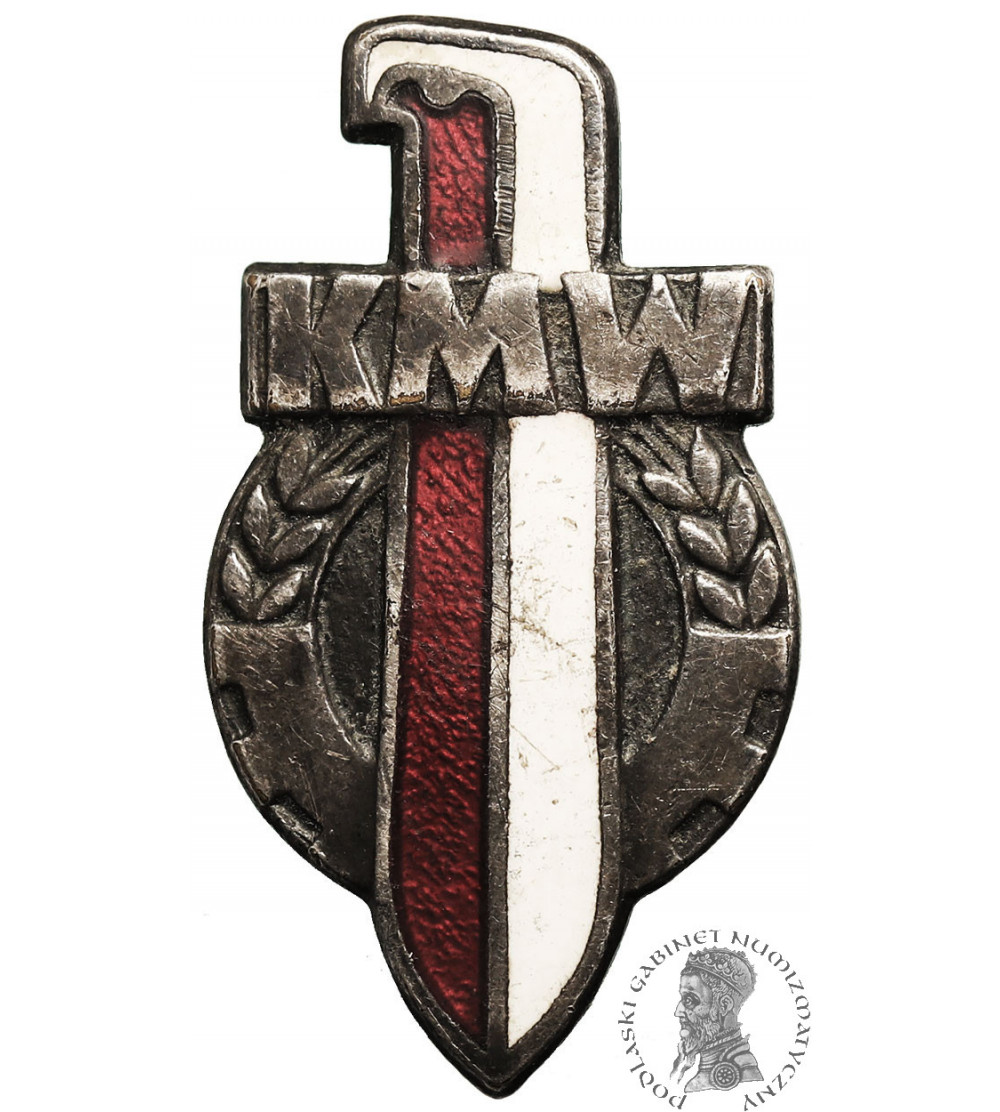 Polska, PRL (1952-1989). Odznaka KMW (Koło Młodzieży Wojskowej)