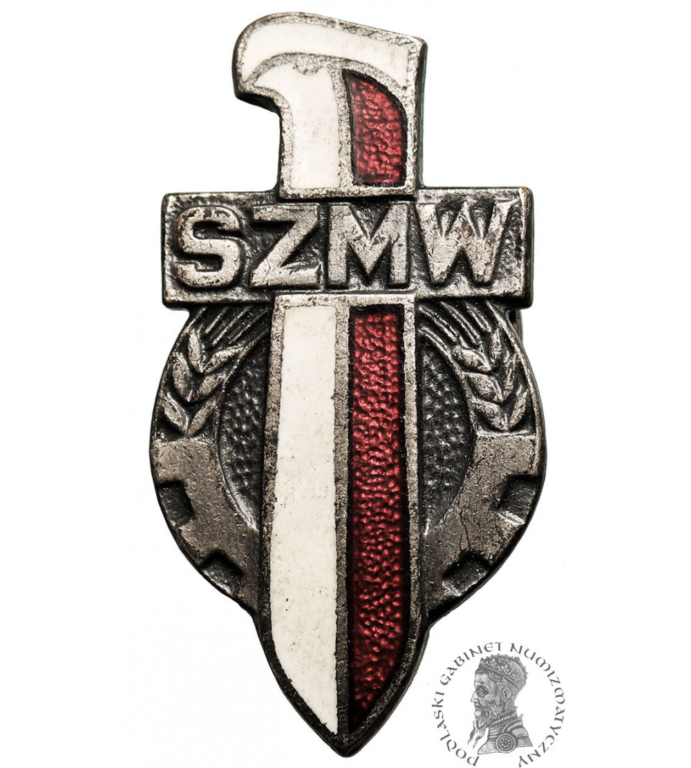 Polska, PRL (1952-1989). Odznaka SZMW (Socjalistyczny Związek Młodzieży Wojskowej)