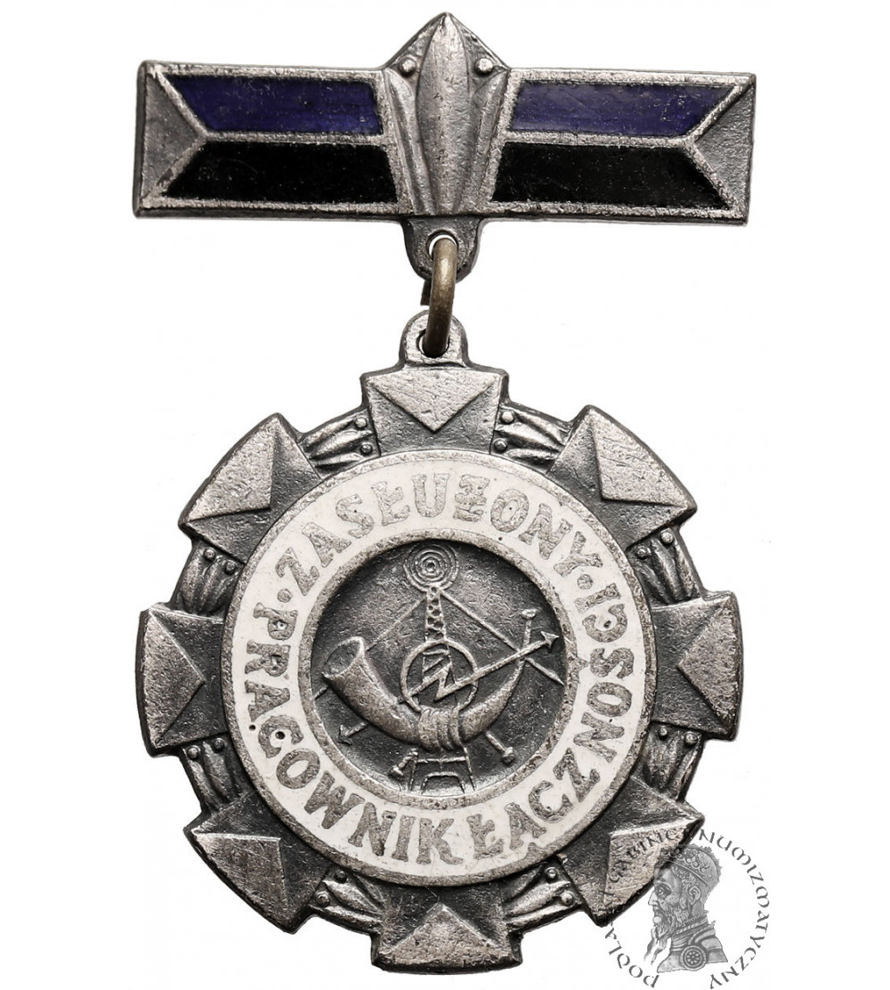 Poland, PRL (1952-1989). Silver Badge for Meritorious Communications Worker