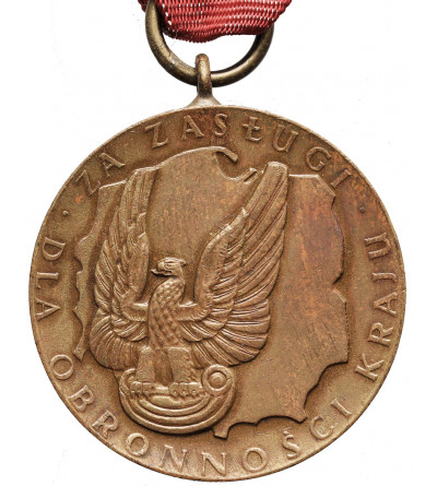 Polska, PRL (1952-1989). Brązowy Medal ,,Za Zasługi dla Obronności Kraju"