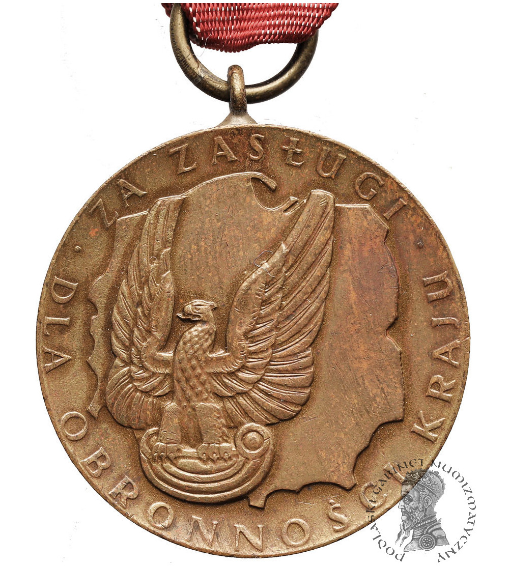 Poland, PRL (1952-1989). Bronze Medal, “For Merits for National Defense”
