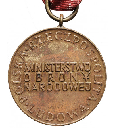 Poland, PRL (1952-1989). Bronze Medal, “For Merits for National Defense”