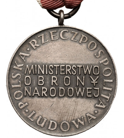 Polska, PRL (1952-1989). Srebrny Medal ,,Za Zasługi dla Obronności Kraju"