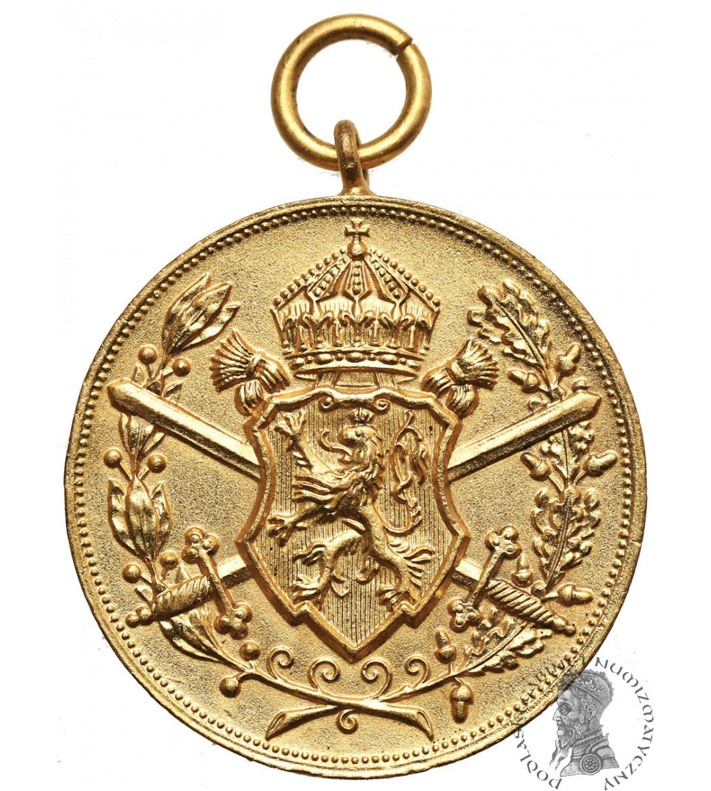 Bułgaria, Borys III (1918-1943). Złoty medal pamiątkowy 1915-1918 za I Wojnę Światową