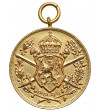 Bułgaria, Borys III (1918-1943). Złoty medal pamiątkowy 1915-1918 za I Wojnę Światową