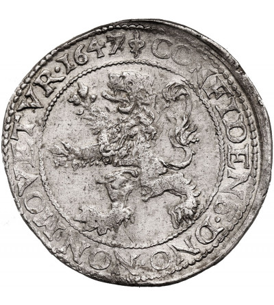 Netherlands, Province West Friesland (1581-1795). 1/2 Thaler (1/2 Leeuwendaalder / 1/2 Lion Daalder) 1647 / 1646 - RRR!