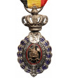 Belgia, Leopold II (1865 - 1909). Odznaka 1905 za osiągnięcia w przemyśle "Habilete Moralite"