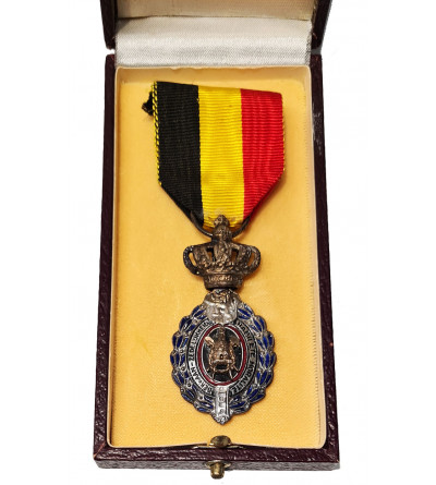 Belgium, Leopold II (1865 - 1909). Badge 1905 for industrial achievement ‘Habilete Moralite’