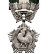 France. Silver medal of honour for departments and communes (Médaille d'Honneur Départementale et Communale d'argent)
