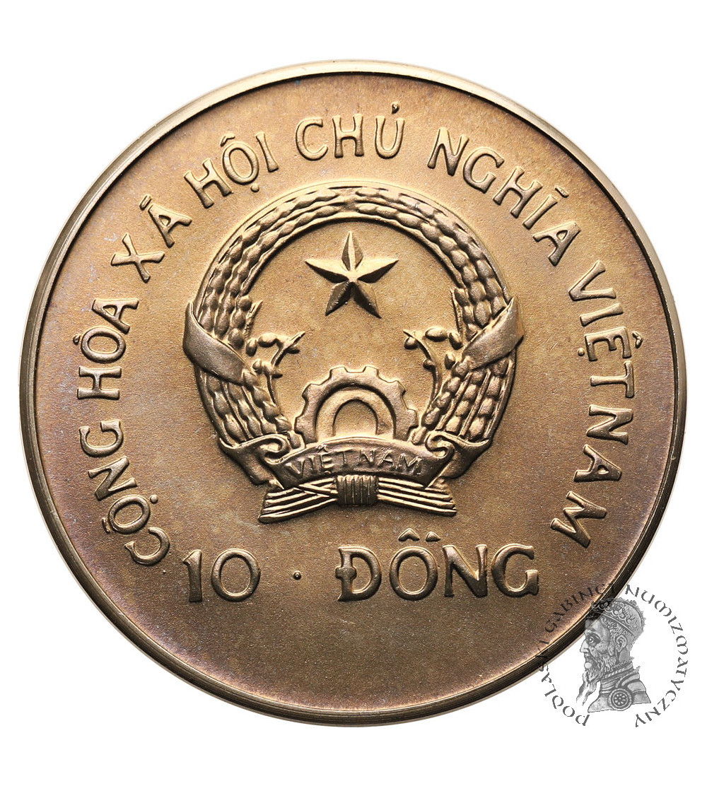Wietnam, republika socjalistyczna. 10 Dong 1990
