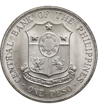Philippines. 1 Peso 1963, 100th Anniversary Birthof Dr Andreas Bonifacio