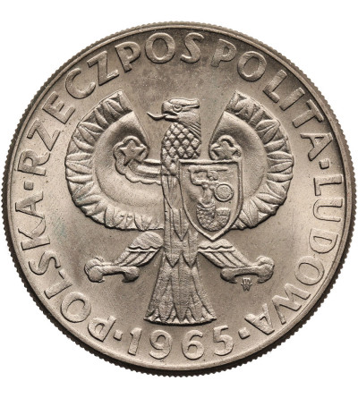 Polska, PRL. 10 złotych 1965, Siedemset lat Warszawy - próba