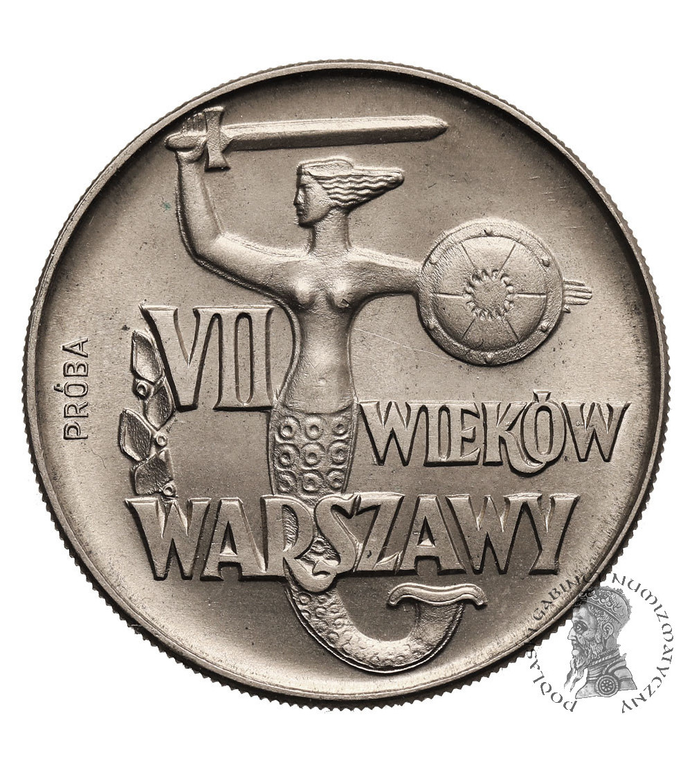 Poland, Peoples Republic. 10 Zlotych 1965, VII century Warsaw - proba