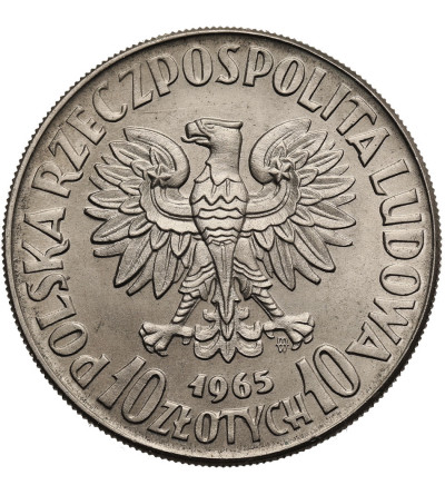 Poland, Peoples Republic. 10 Zlotych 1965, VII century Warsaw - proba