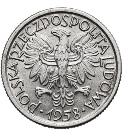 Poland, Peoples Republic. 2 Zlote 1958, blueberries