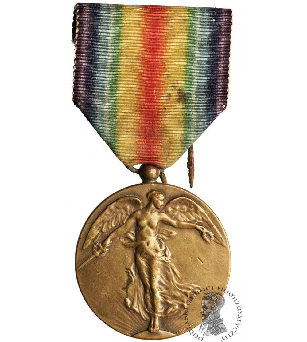 Belgium. Victory Medal World War I 1919, by Paul Dubuis