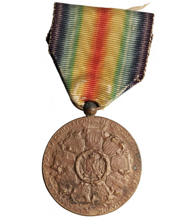 Belgia. Medal Zwycięstwa I Wojna Światowa (Victory Medal 1919), Paul Dubuis