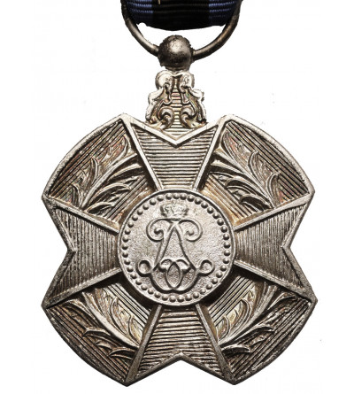 Belgium, Leopold II (1865 - 1909). Silver Medal of the Order of Leopold II