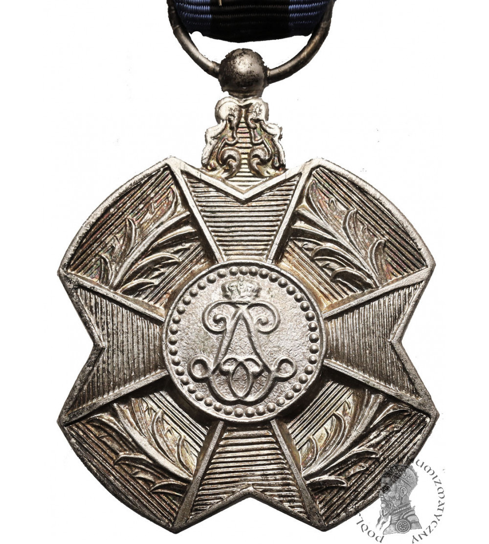 Belgium, Leopold II (1865 - 1909). Silver Medal of the Order of Leopold II