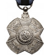 Belgium, Leopold II (1865 - 1909). Silver Medal of the Order of Leopold II