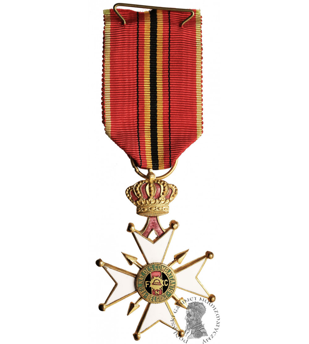 Belgium. Cross of the National Federation of Combatants of Belgium 1914-1918