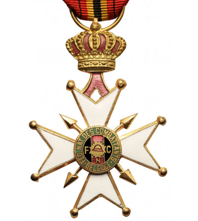 Belgium. Cross of the National Federation of Combatants of Belgium 1914-1918