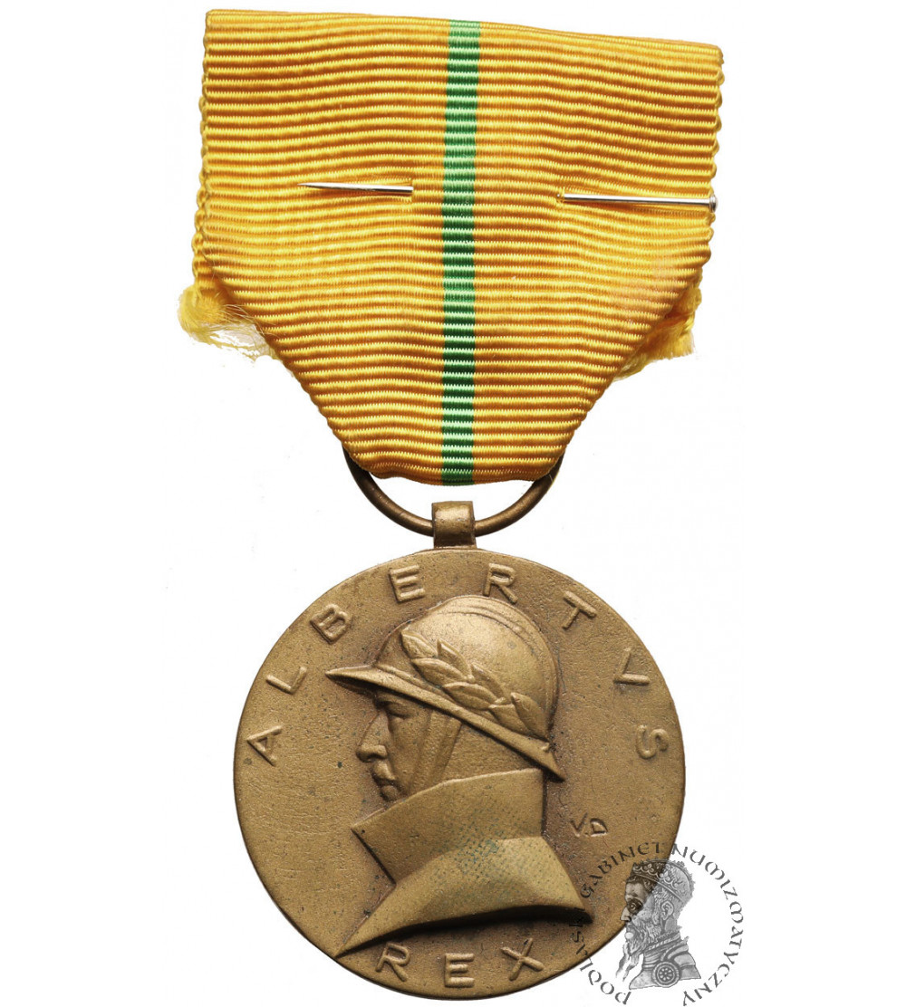 Belgium, Albert I Koburg (1909 - 1934). 1962 medal commemorating the reign of King Albert