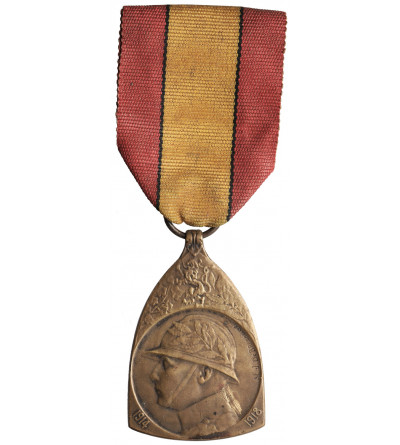 Belgium, Albert I Coburg (1909 - 1934). Commemorative Medal for the War 1914-1918