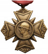 Belgium. King Albert I 1909 - 1934 Royal Veterans Federation Cross of Fidelity