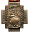 Belgia, Albert I Koburg (1909 - 1934). Krzyż Ogniowy, (Croix de Feu/ Vuurkruis) 1914-1918