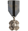 Belgia, Leopold II (1865 - 1909). Srebrny Medal Orderu Leopolda II, L'UNION FAIT LA FORCE