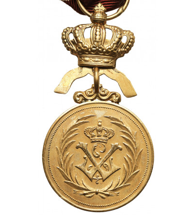 Belgium, Leopold II (1865 - 1909). Order of the Crown of Labor and Progress (Ordre de la Couronne Arbeid en Vooruitgang)