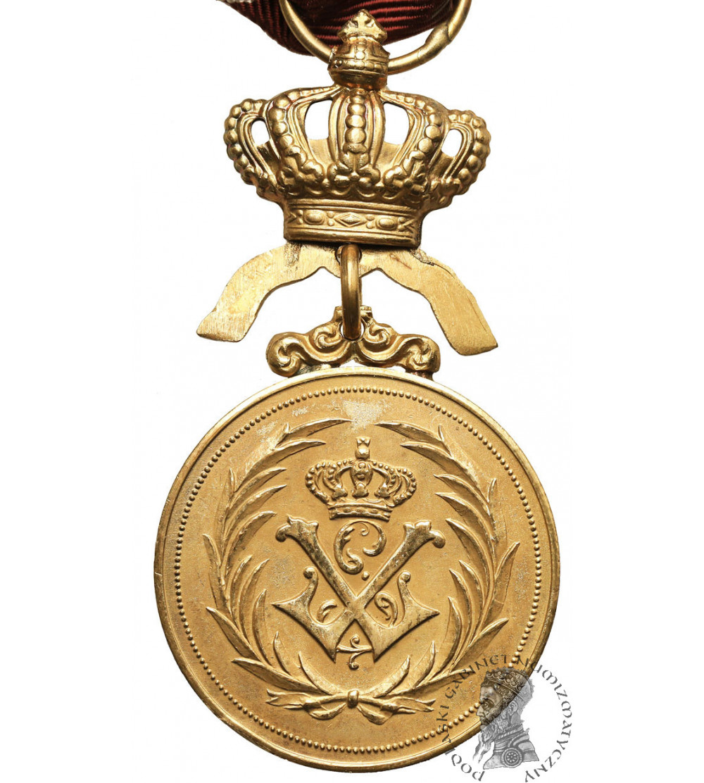 Belgium, Leopold II (1865 - 1909). Order of the Crown of Labor and Progress (Ordre de la Couronne Arbeid en Vooruitgang)