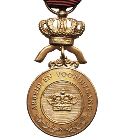 Belgium, Leopold II (1865 - 1909). Order of the Crown of Labor and Progress (Ordre de la Couronne Arbeid en Vooruitgang)