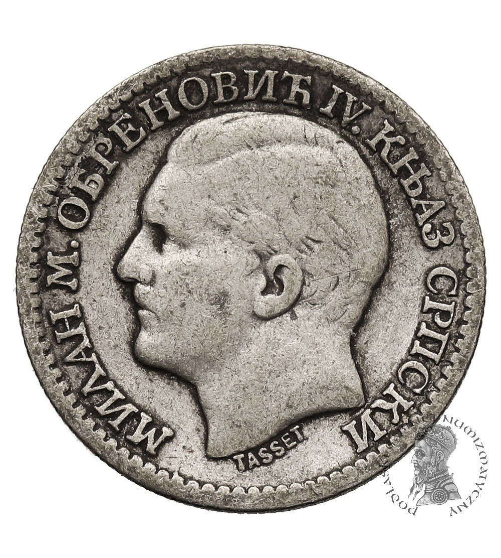 Serbia, Milan IV, 1868-1882 / 1882-1889. 50 Para 1879