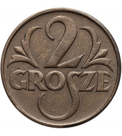 Poland. 2 Grosze 1923, Warsaw - brass