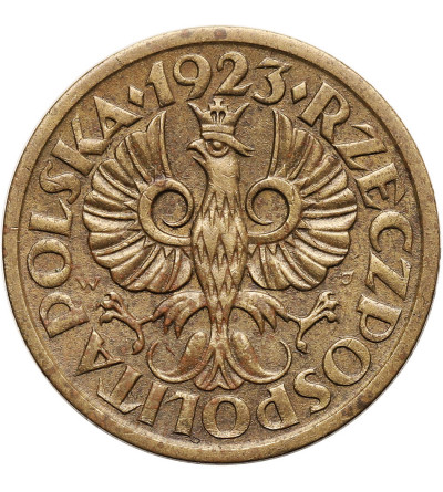 Polska. 5 groszy 1923, Warszawa - mosiądz