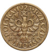 Poland. 5 Groszy 1923, Warsaw mint - brass