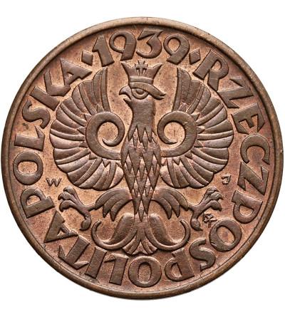 Poland. 5 Groszy 1939, Warsaw mint