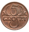 Poland. 5 Groszy 1939, Warsaw mint