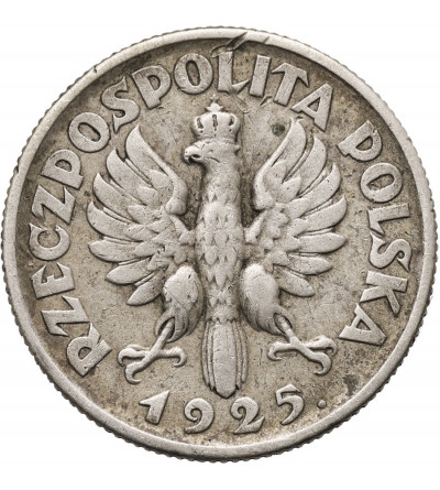 Poland. 1 Zloty 1925, woman with ears